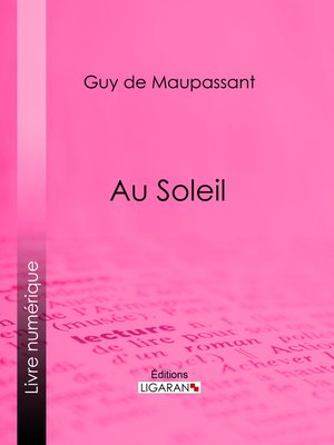 cover image of Au Soleil